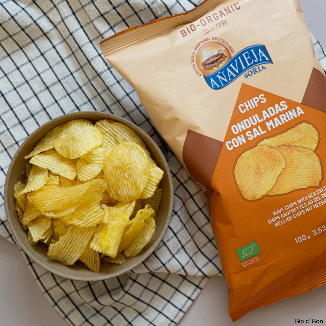 オーガニック ポテトチップス ウェイビー（シーソルト）